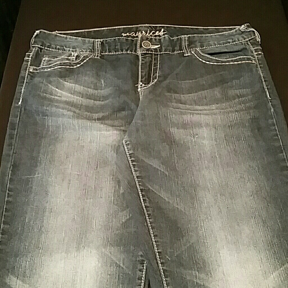Maurices Bell Bottom Jeans Sz 15/16 Long